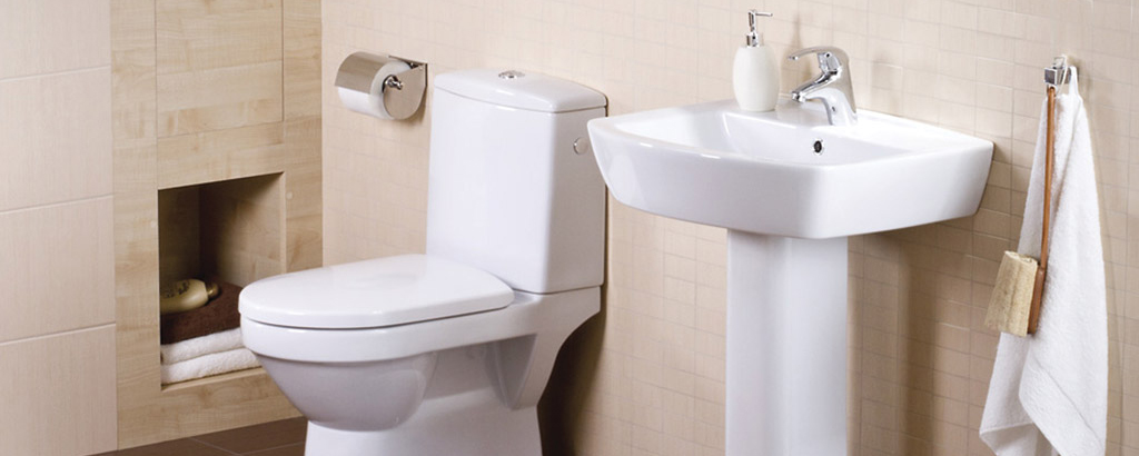 Toilet Basin and taps available at CCT Bathrooms